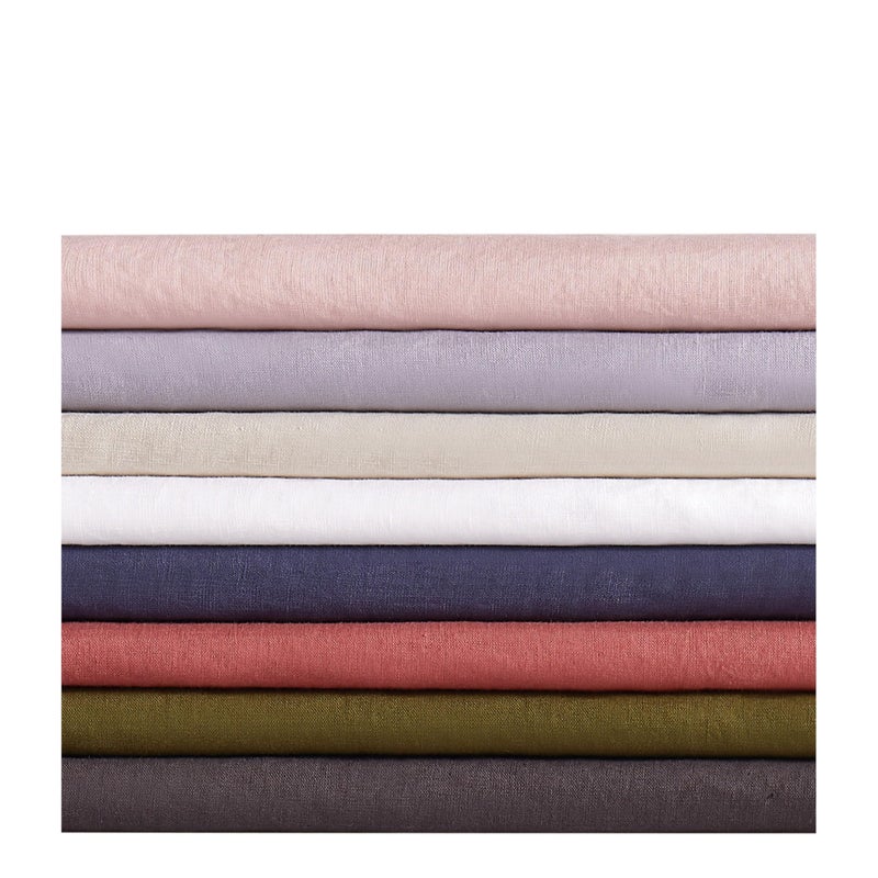 Brooklyn Loom Linen Duvets Olive Green Linen 3-Piece Full/Queen Duvet Set, Solid Color Themed, for Men and Women, Oeko-TEX Certified Confidence - Image 3